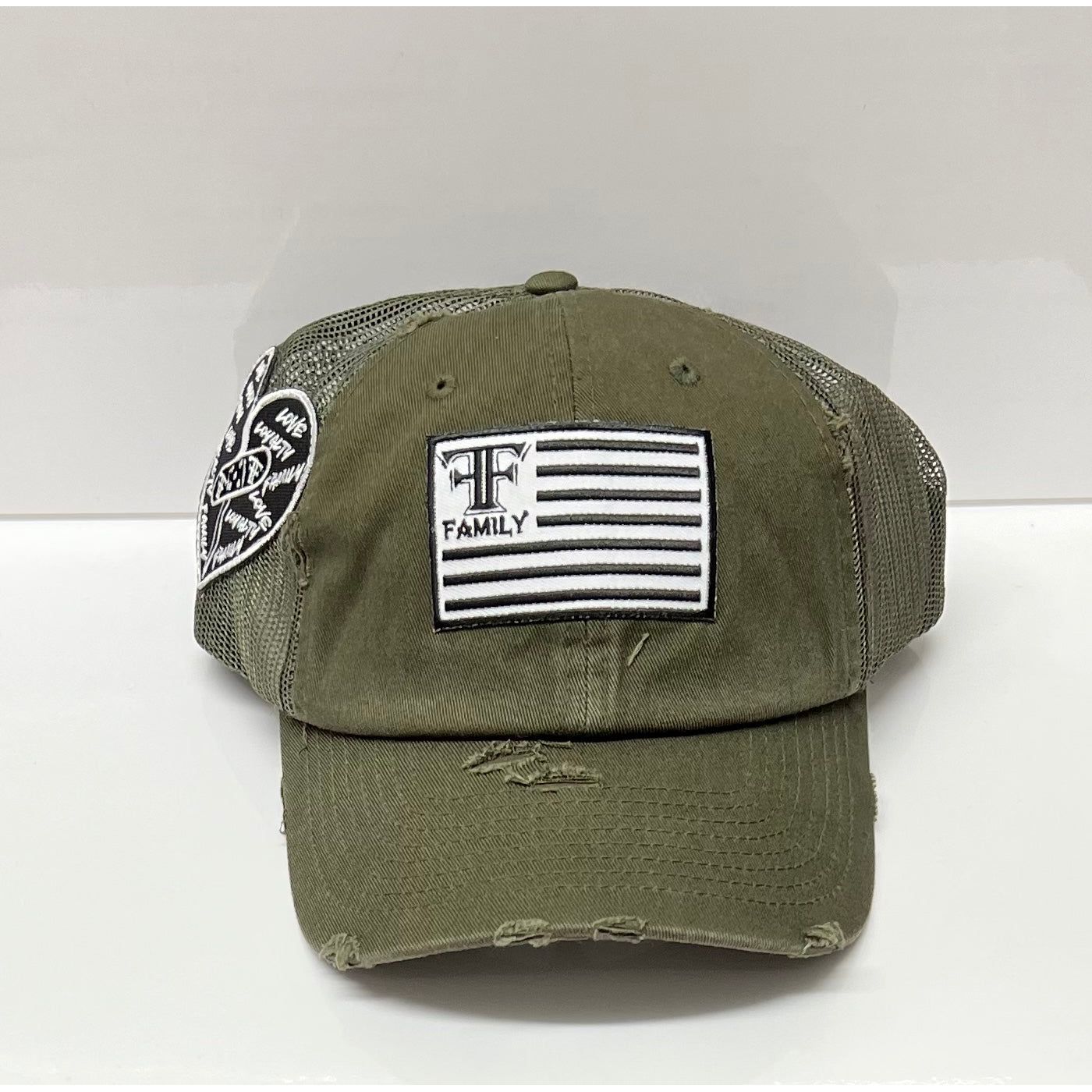 The Family flag logo hats
