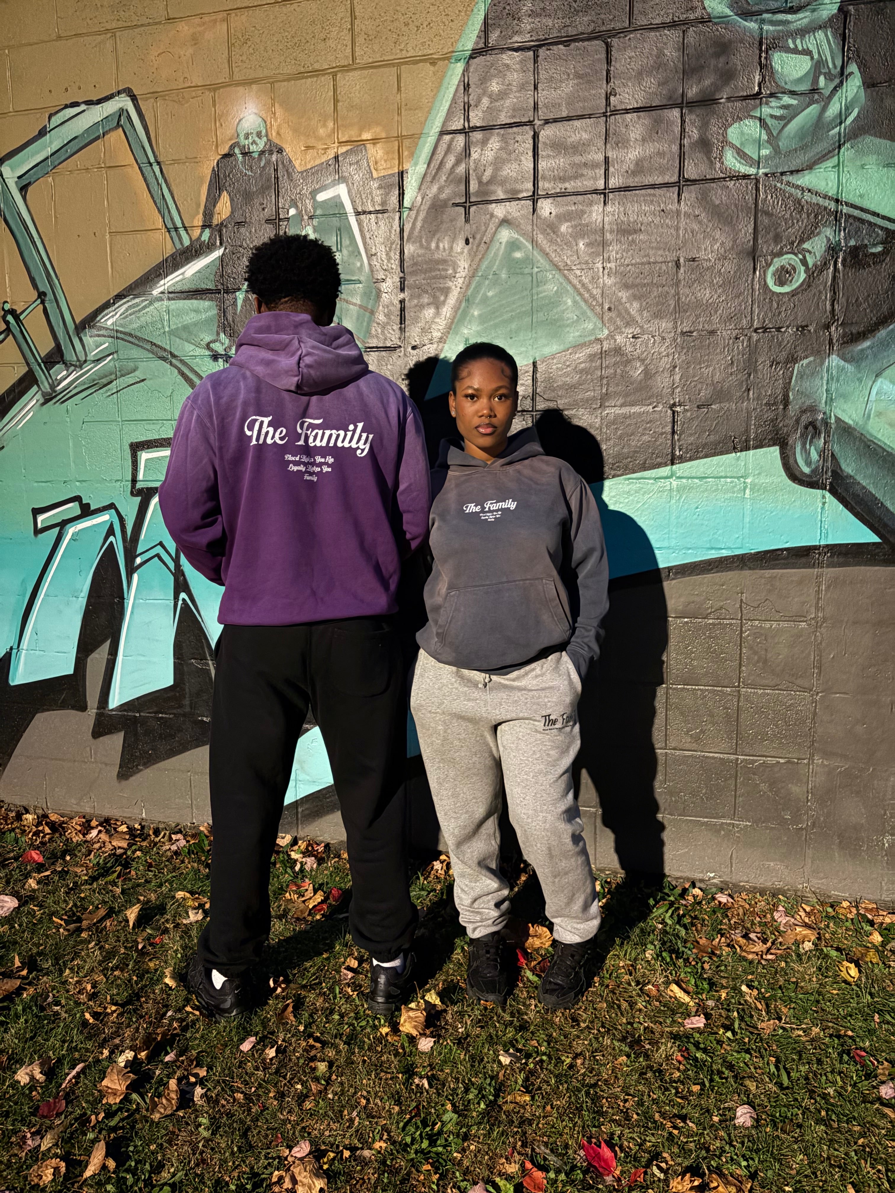 The Family sunfaded wolfsbane hoodie