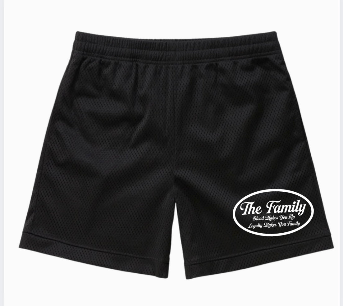 The Family heavyweight mesh shorts