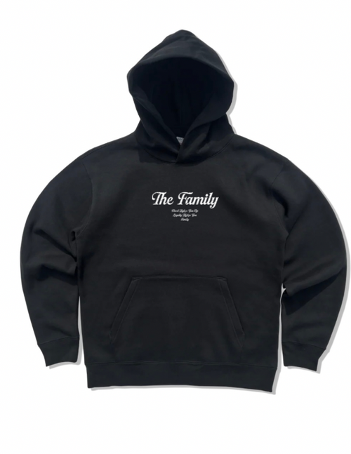 The Family Black Hoodie - Classic Premium Comfort – The Family