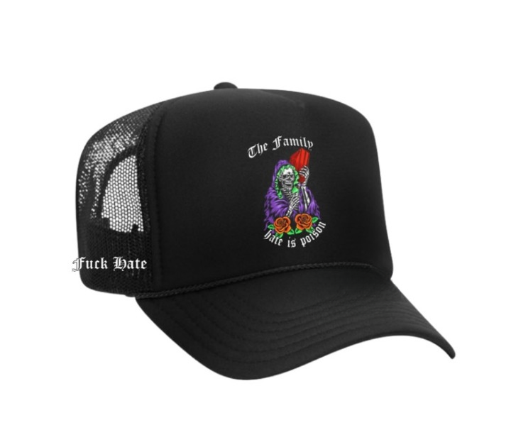 Hate is poison Black Hat