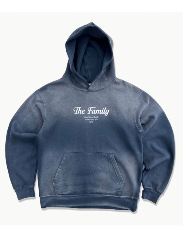 The Family Sunfaded Beach Break Hoodie - Unique Vintage Wash