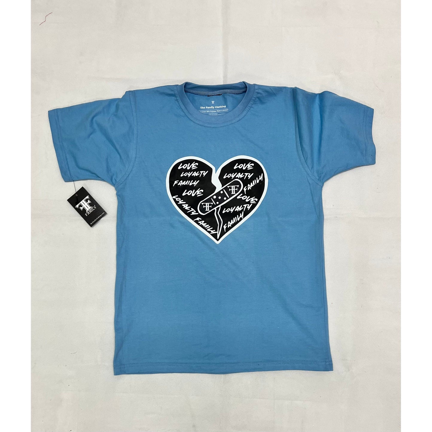 Adult unisex Love Loyalty Family Heart Logo t shirt